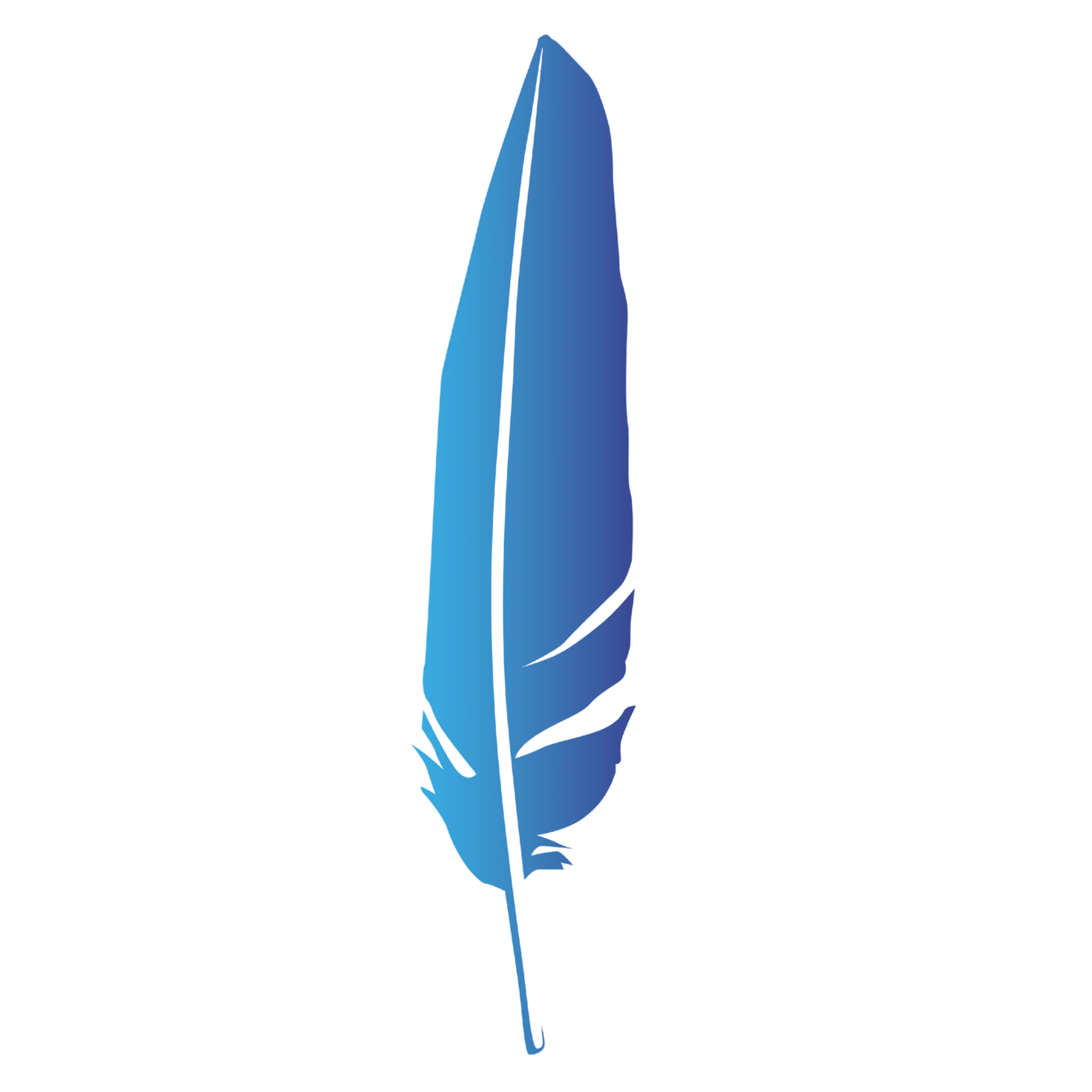 Magic blue feather